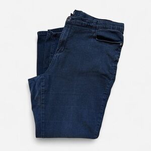 Silver Crush Adjustable Waist Skinny Jeans – Black (Size 18)